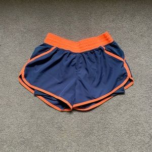 athletic short built in spandex